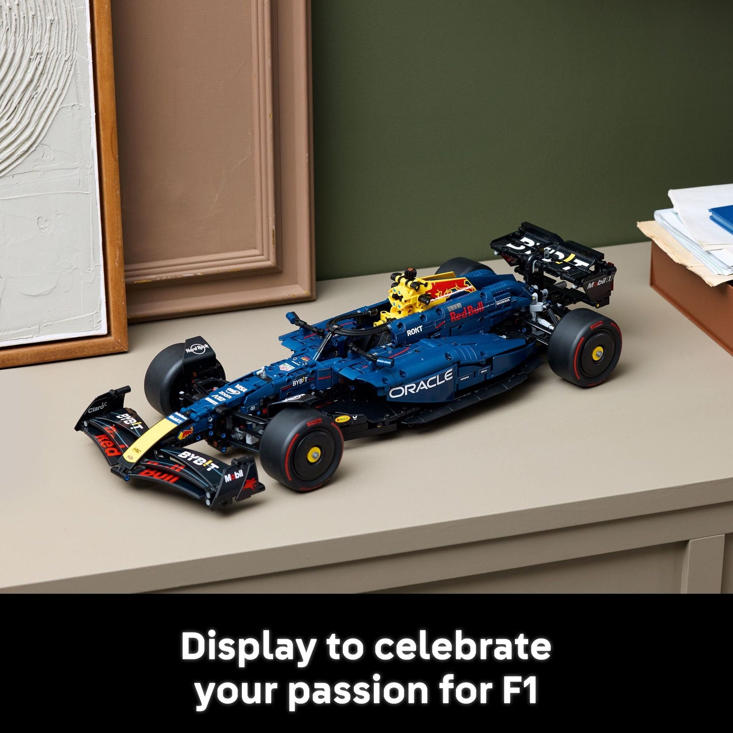 LEGO Technic Oracle Red Bull Racing RB20 F1 Race Car Model Kits - Building Set for Adults, Ages 18+ with Realistic Features - Gift for Groom, Groomsmen - 42206