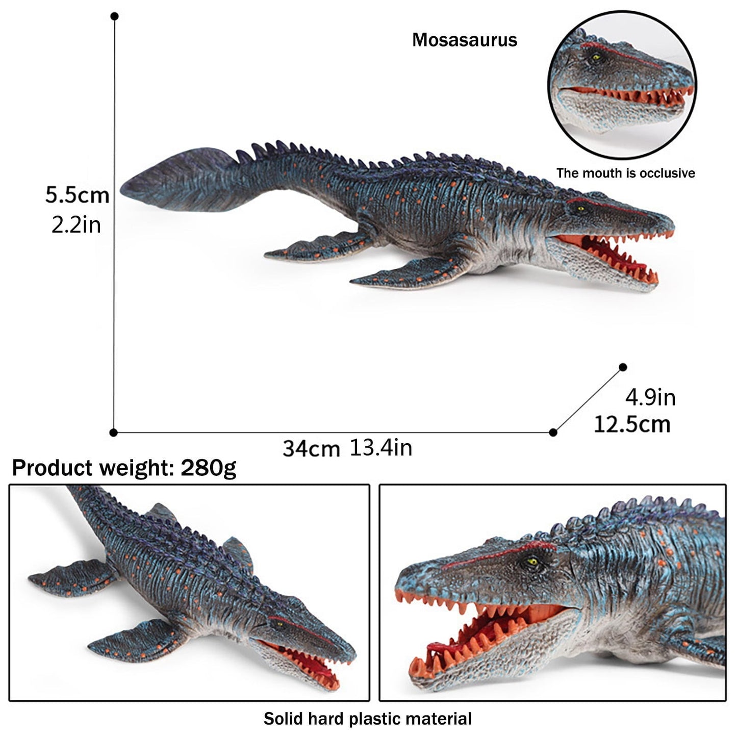 Xubinwww Realistic Large Mosasaurus Model Lifelike Dinosaur Model Figure Playset Model Toy For 4-5 Year Old Boys Spelling Game For Kids Ages 6-8 Matching Games For Toddlers 3-5 Kids Toys 3-5