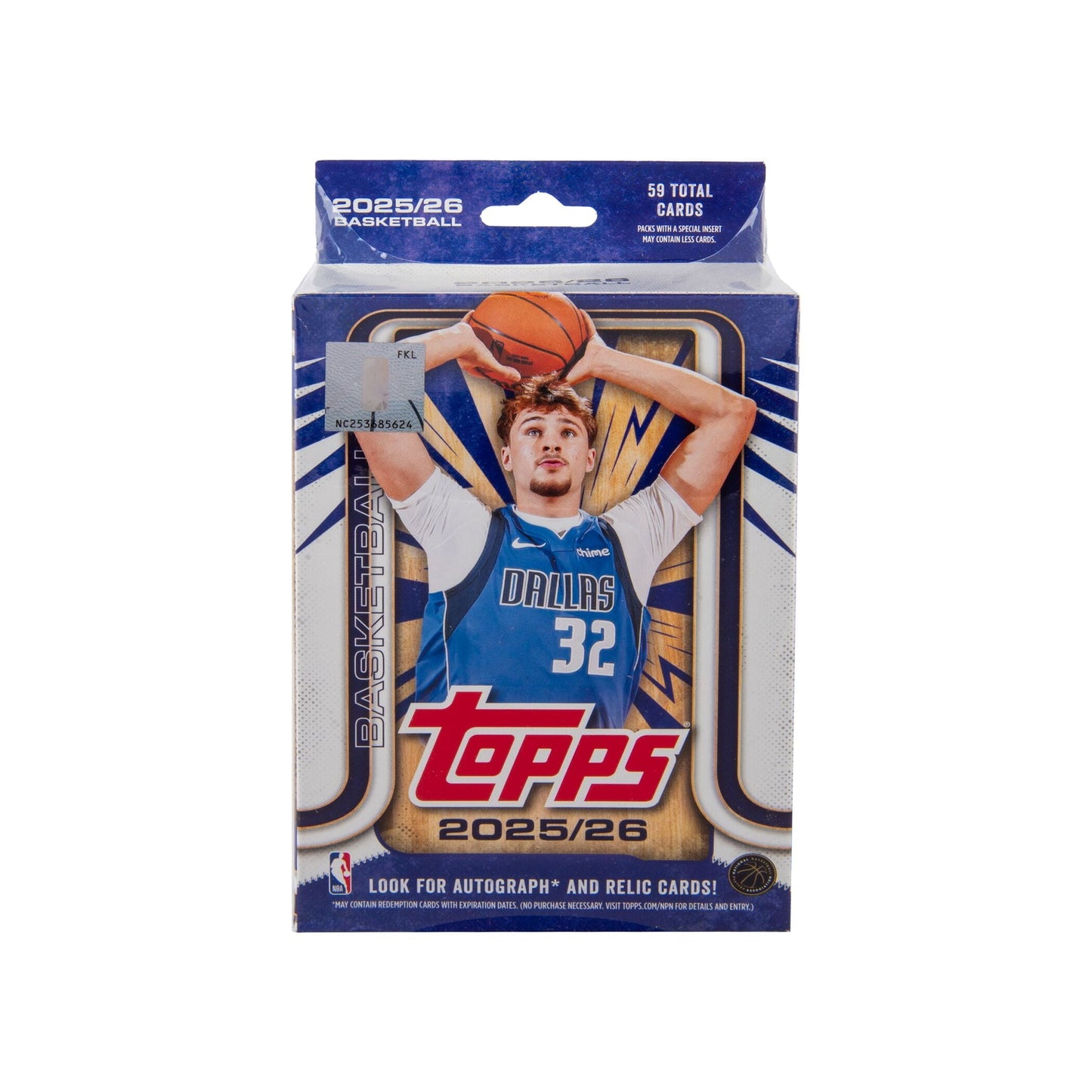 2025-26 Topps Flagship Basketball Trading Cards Hanger Box