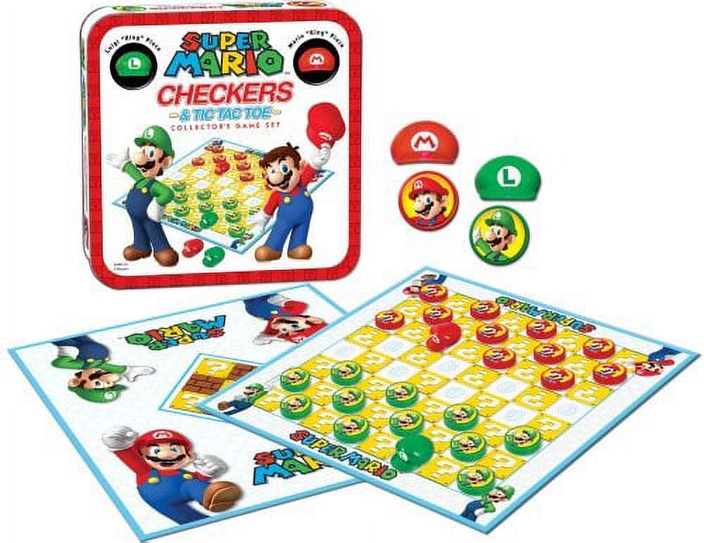 Super Mario Checkers/Tic Tac Toe Combo