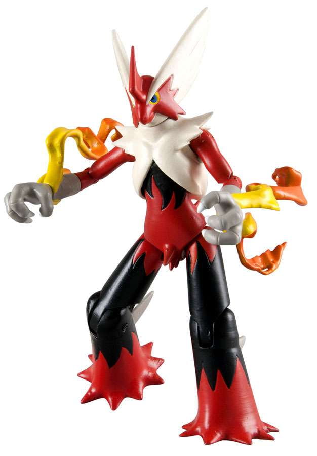 TOMY Pokemon Mega Blaziken Action Figure, 11 Points of Articulation
