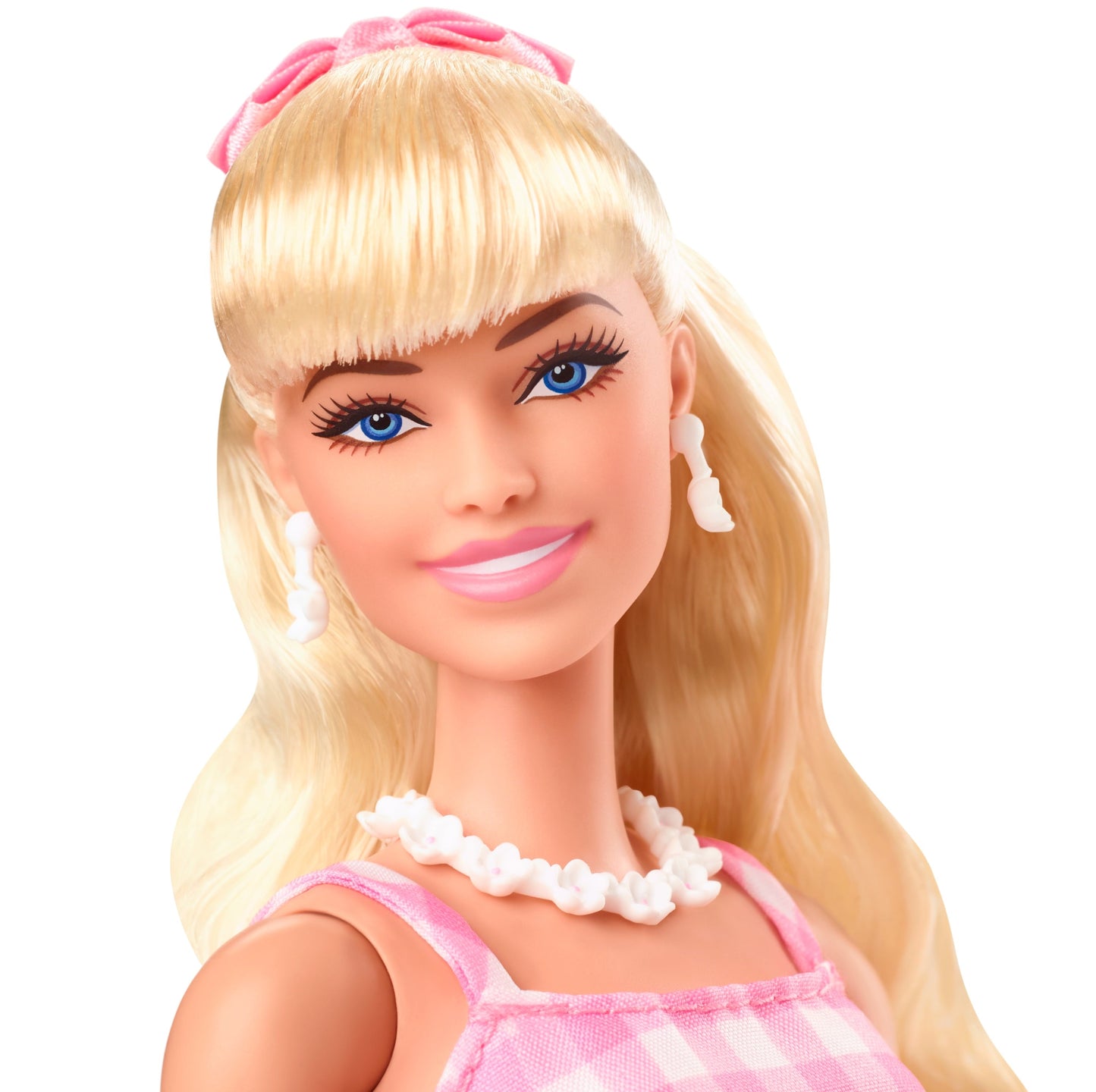Barbie The Movie Collectible Doll, Margot Robbie as Barbie in Pink Gingham Dress, Toy for 3 Years and Up