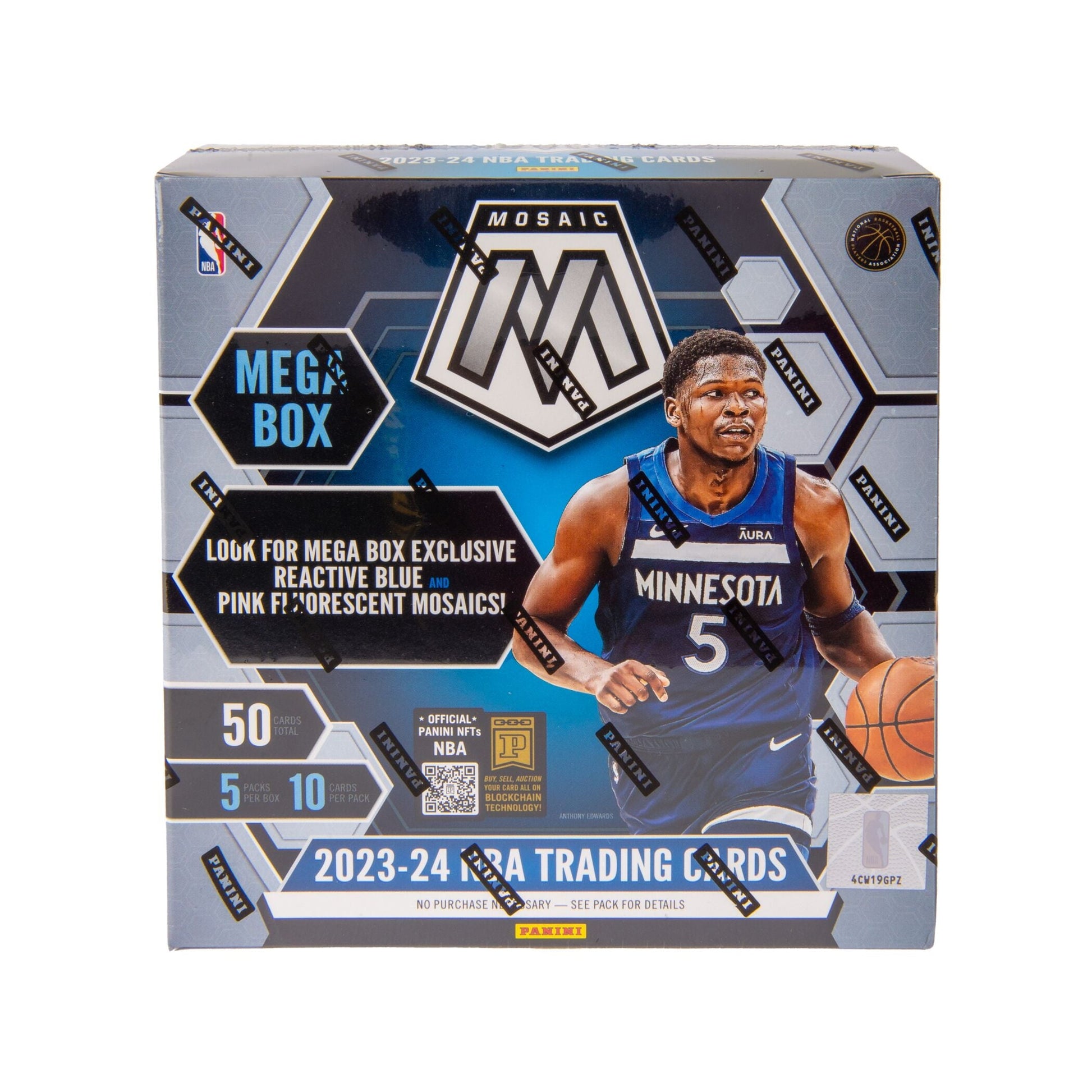 2023-24 Panini Mosaic Basketball Trading Cards Mega Box