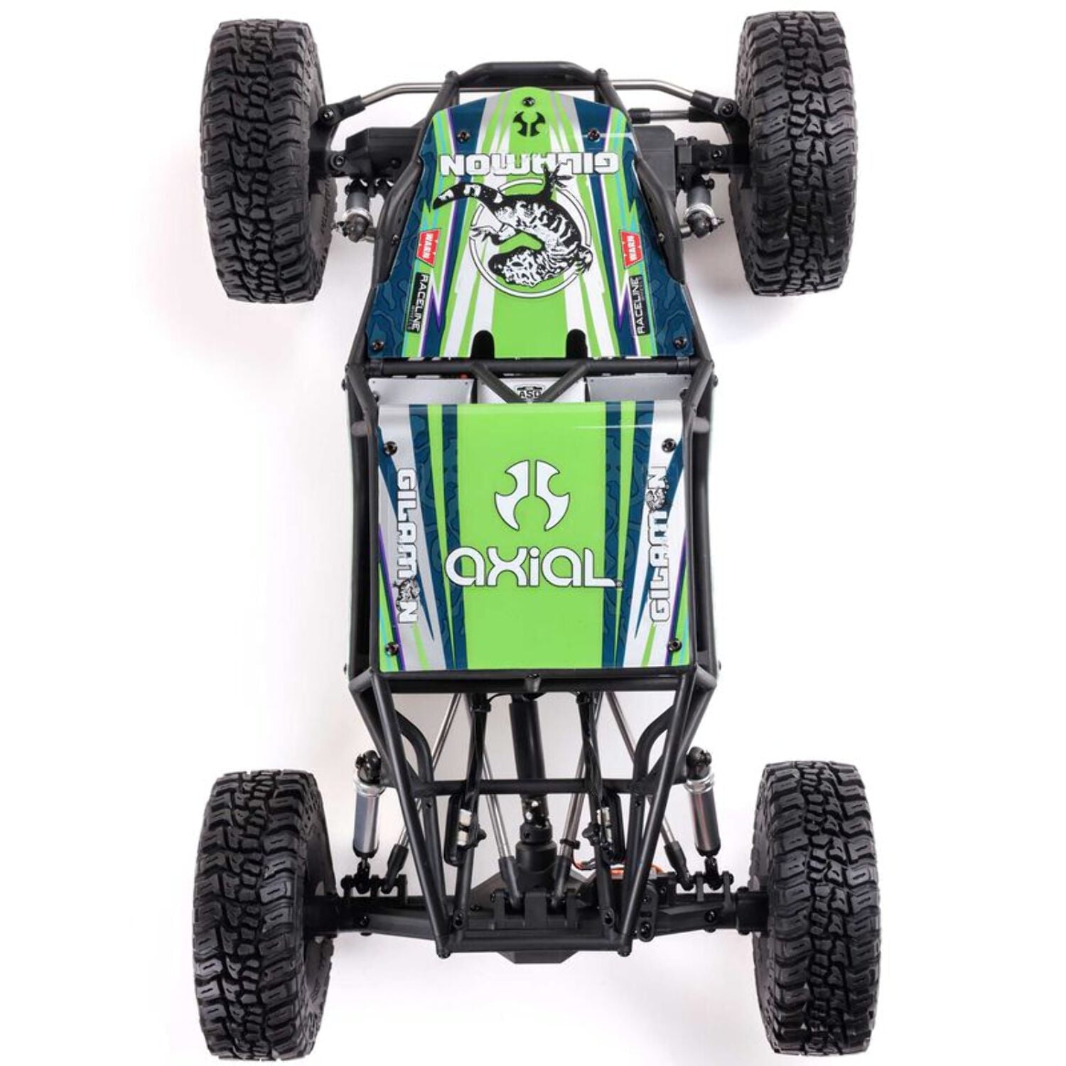 Axial 1/8 AXP8 Gilamon 2.2 4X4 RTR Brushed Trail Buggy Green AXI-1207T1