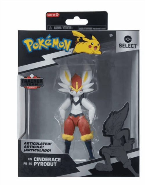 Pokémon Select Cinderace Articulated Action Figure by Jazwares – 6-Inch Collectible Toy for Kids and Fans Ages 8+