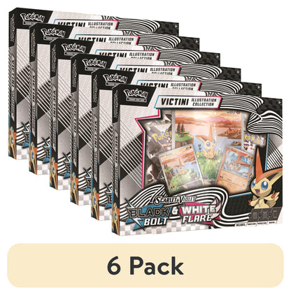(6 pack) Pokemon Trading Card Games Scarlet Violet 10.5 Unova Victini Illustration Collection