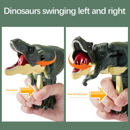 COM1950s Dinosaur Toys for Kids, Small Tyrannosaurus Toy with Realistic Sounds, Ideal Education Toys for Kids and Toddler, Plastic Dinosaur Including T-Rex