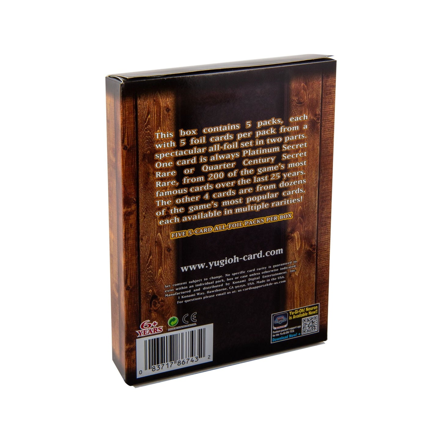 YUGIOH QUARTER CENTURY STAMPEDE RETAIL BOX