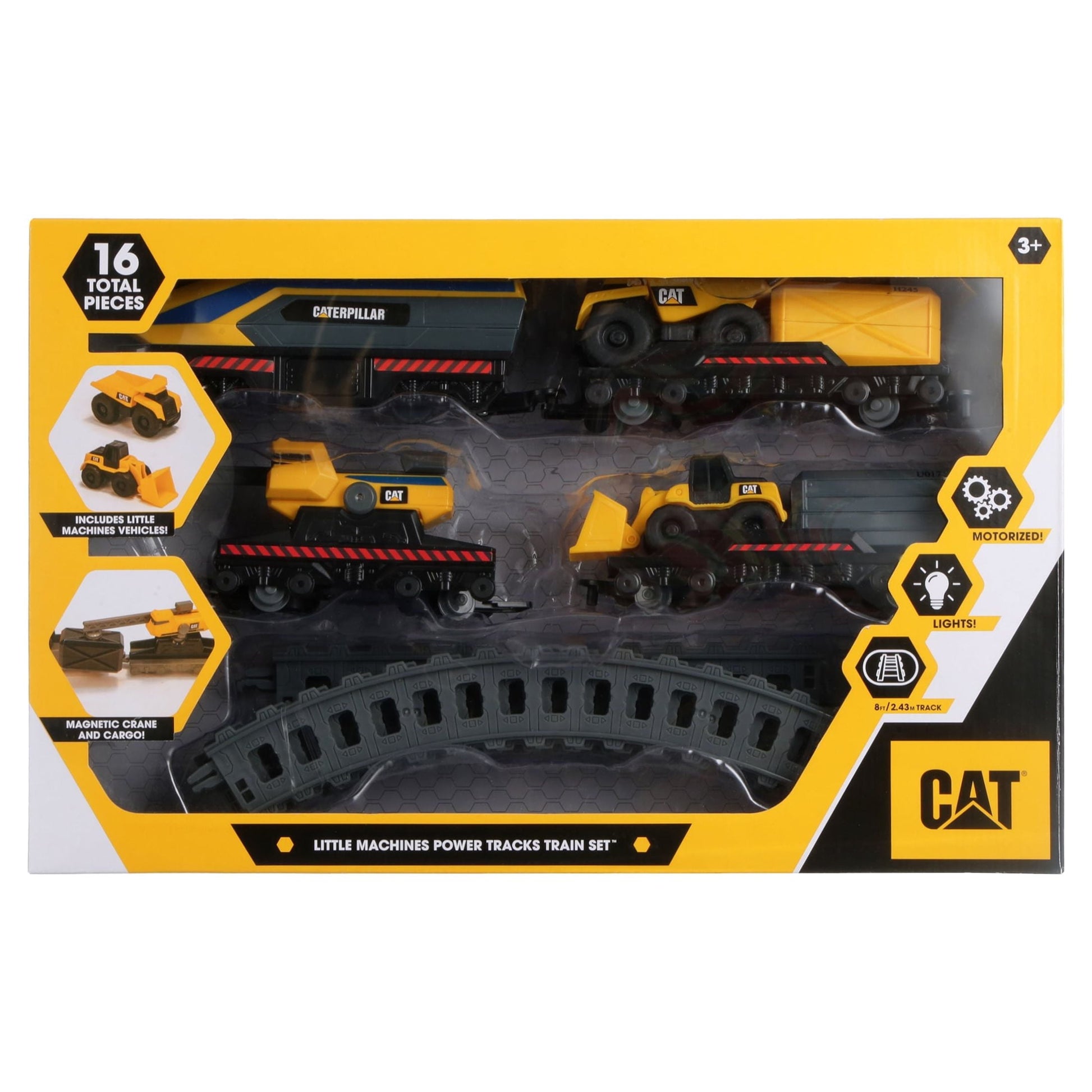 Cat Little Machines Power Track Train Set
