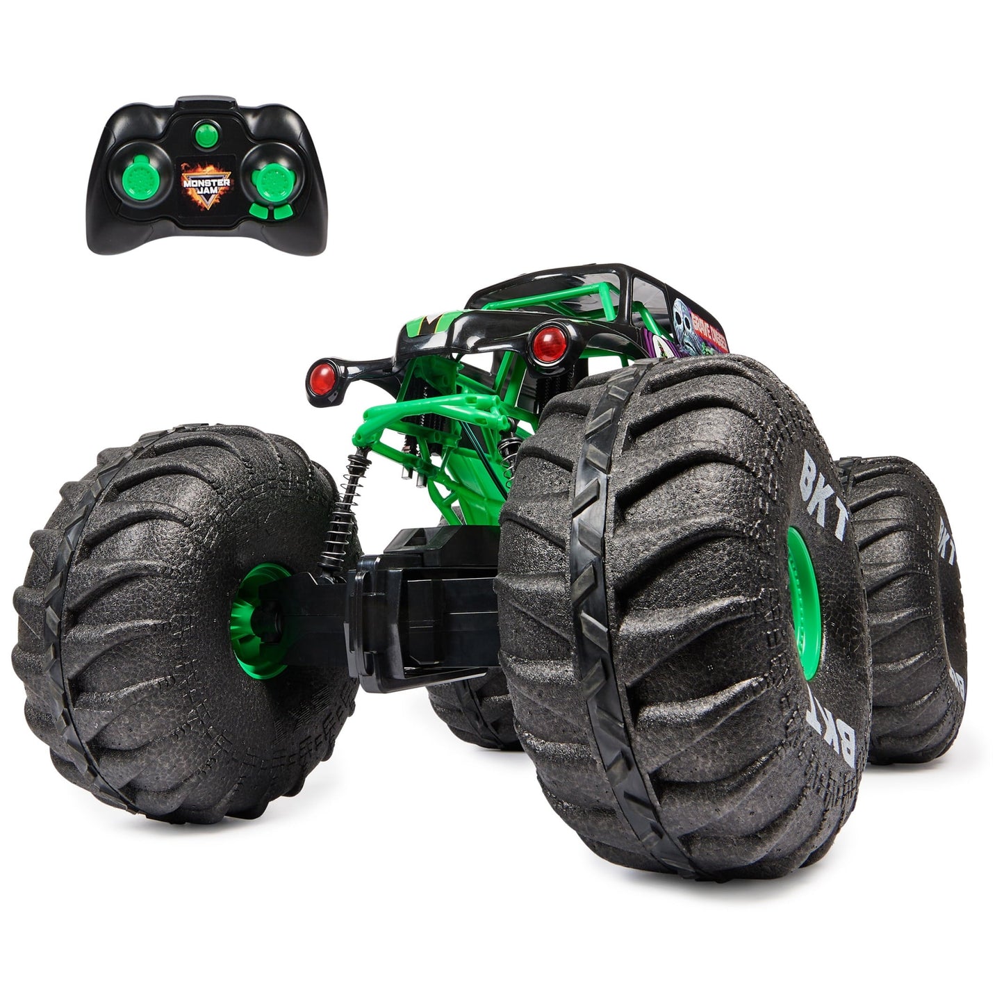 Monster Jam Mega Grave Digger All-Terrain Remote Control Monster Truck, 1:6 Scale
