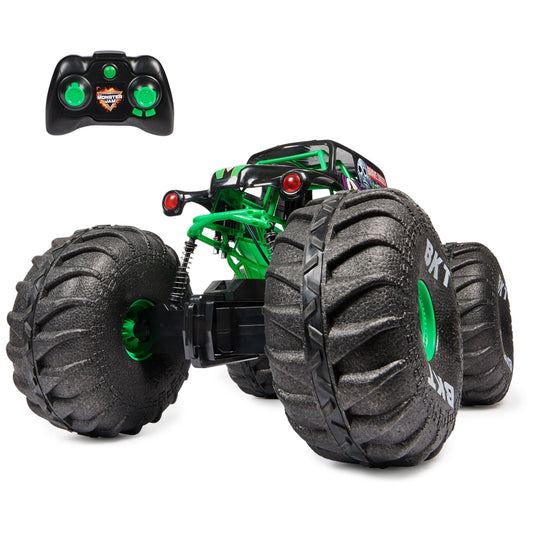 Monster Jam Mega Grave Digger All-Terrain Remote Control Monster Truck, 1:6 Scale