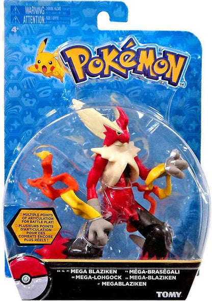 TOMY Pokemon Mega Blaziken Action Figure, 11 Points of Articulation