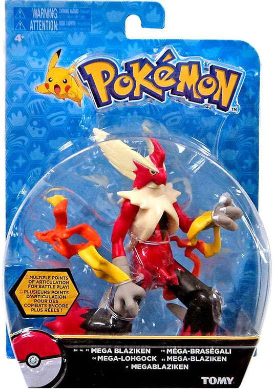 TOMY Pokemon Mega Blaziken Action Figure, 11 Points of Articulation
