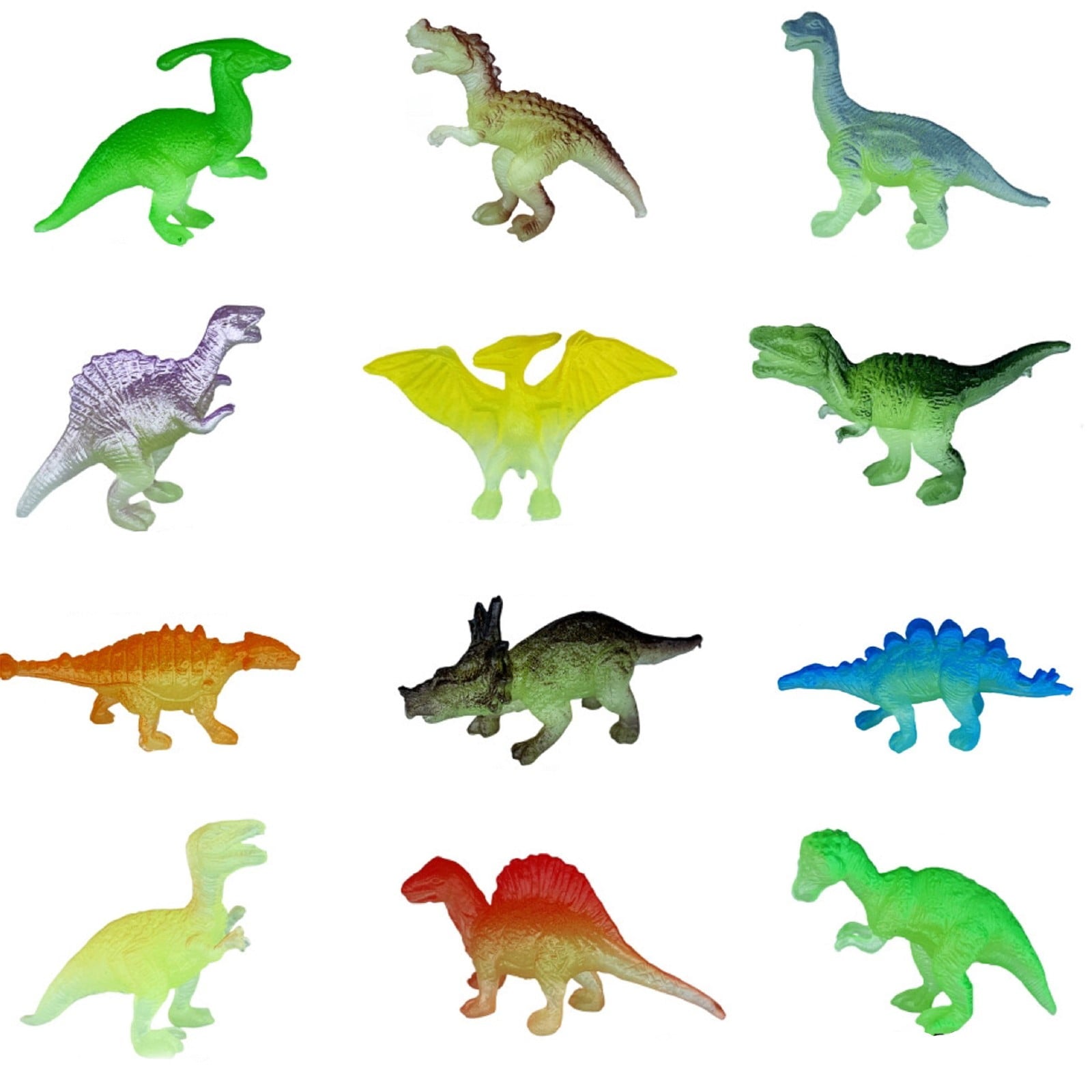 Toddler Toys Kids Toys Gift, Night Light Mini Dinosaur Party Pack Plastic Education Animals Funny Gifts Preschool School Carnival Award