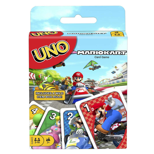 UNO Mario Kart Card Game for Kids, Adults and Game Night with Special Rule for 2-10 Players