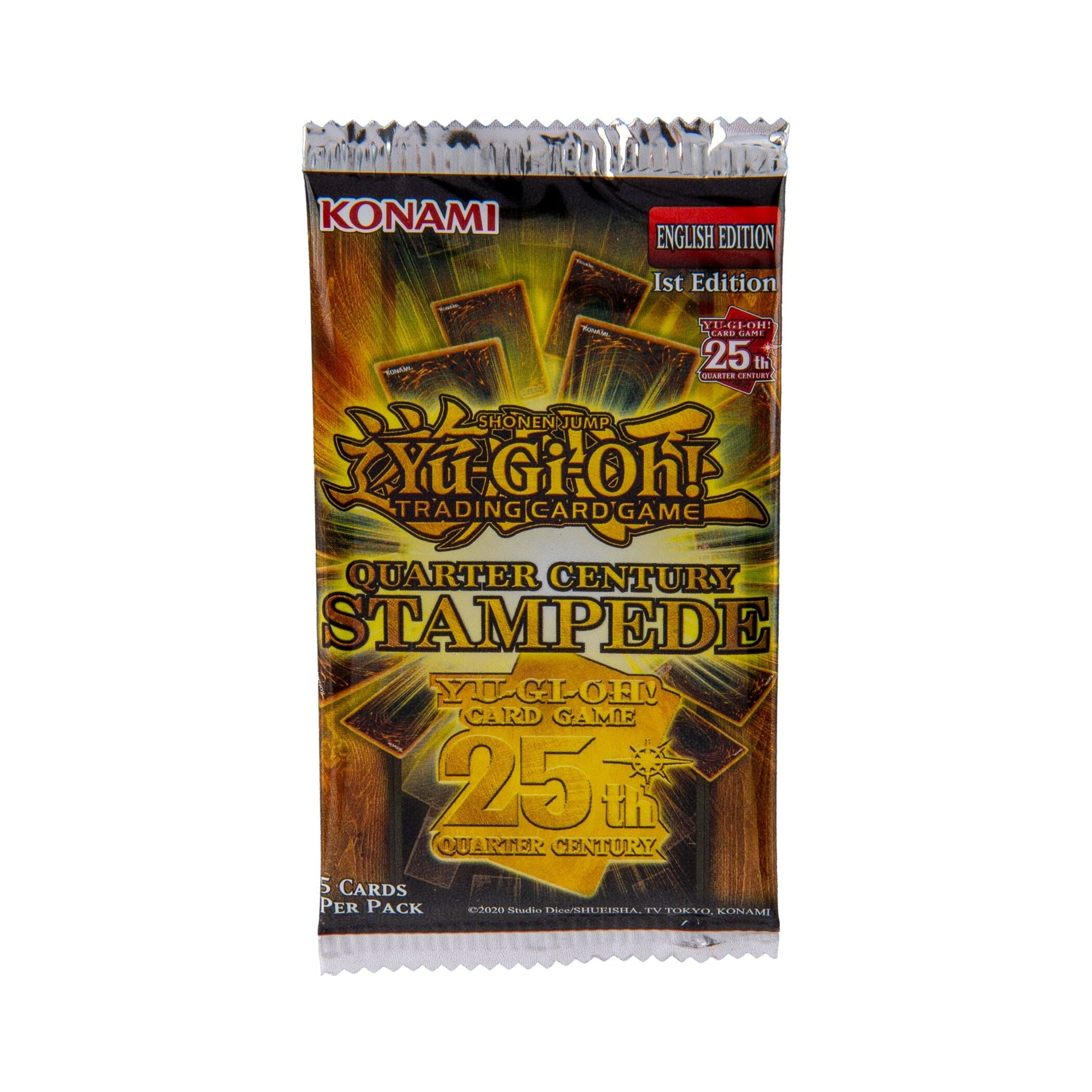 YUGIOH QUARTER CENTURY STAMPEDE RETAIL BOX