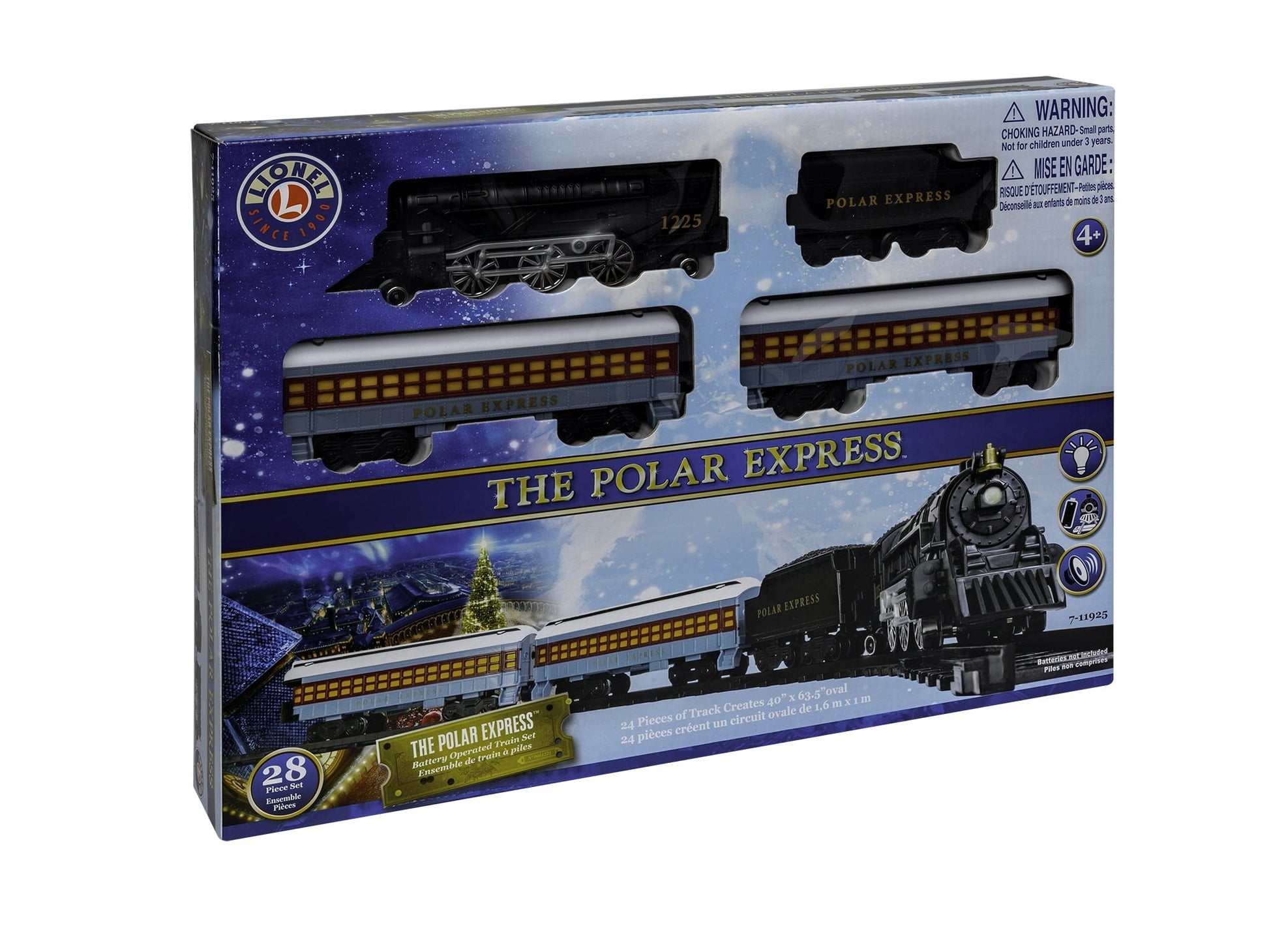 Lionel Polar Express Battery Operated Train Set with Custom Announcements