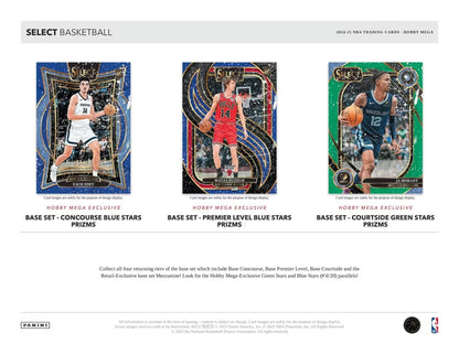 2024-25 Panini Select Basketball Hobby Mega Box