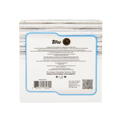 2024-25 Topps CHROME Basketball Trading Cards Mega Box