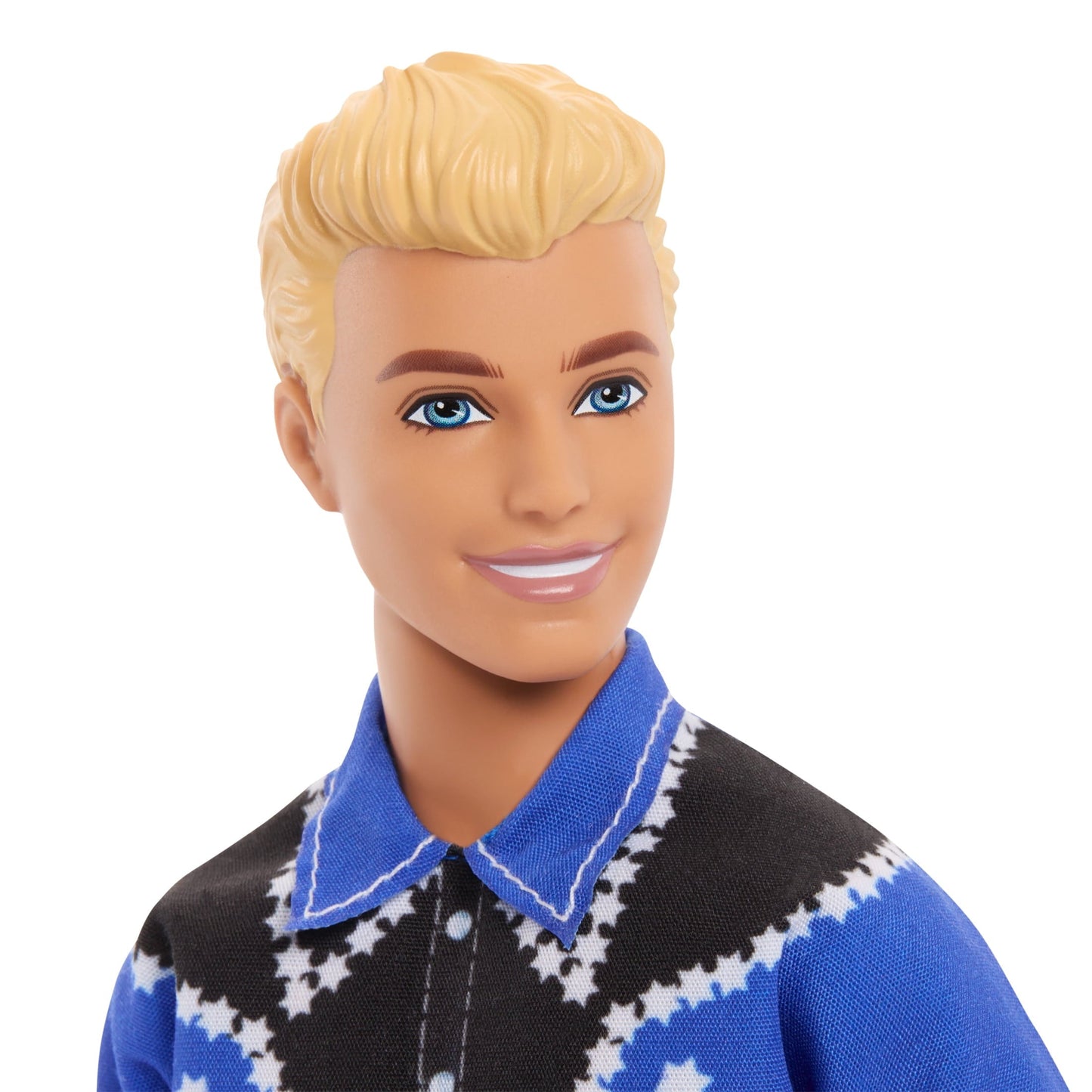 Barbie Fashionistas Ken Doll #226, Blonde Fashion Doll with Western Look, 65th Anniversary