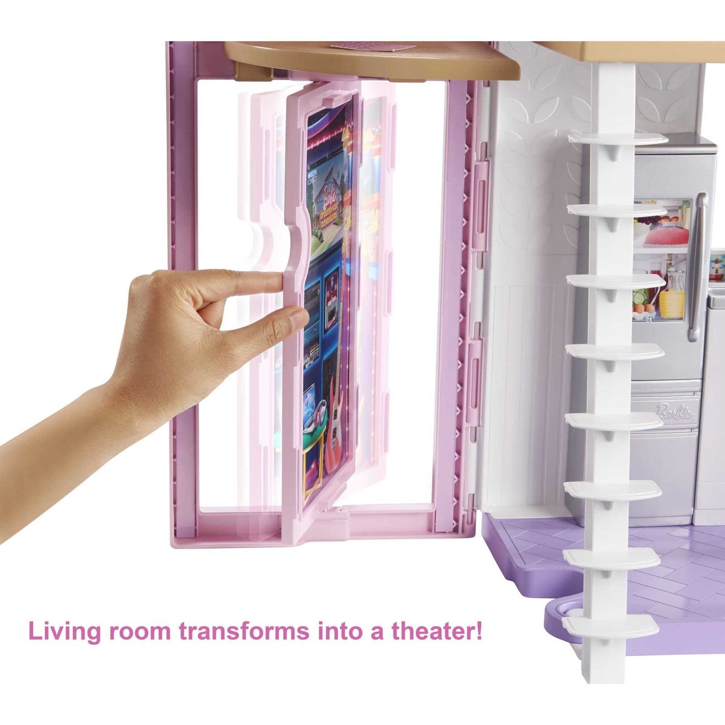 Barbie Malibu House Dollhouse Playset with 25+ Furniture and Accessories [Walmart Exclusive]