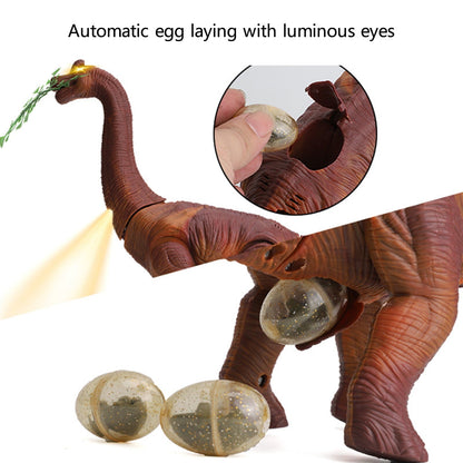 Christmas Holiday QTOCIO Toddler Toys Dinosaur Toys Walk With And Lay Eggs Projection Brachiosaurus Simulation Model Toy Gifts For Boys And Girls