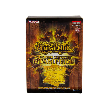 YUGIOH QUARTER CENTURY STAMPEDE RETAIL BOX