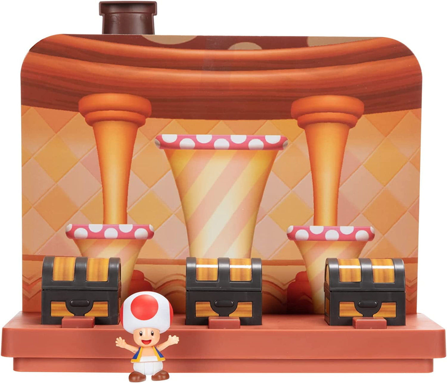 World of Nintendo Super Mario Deluxe Toad House Playset