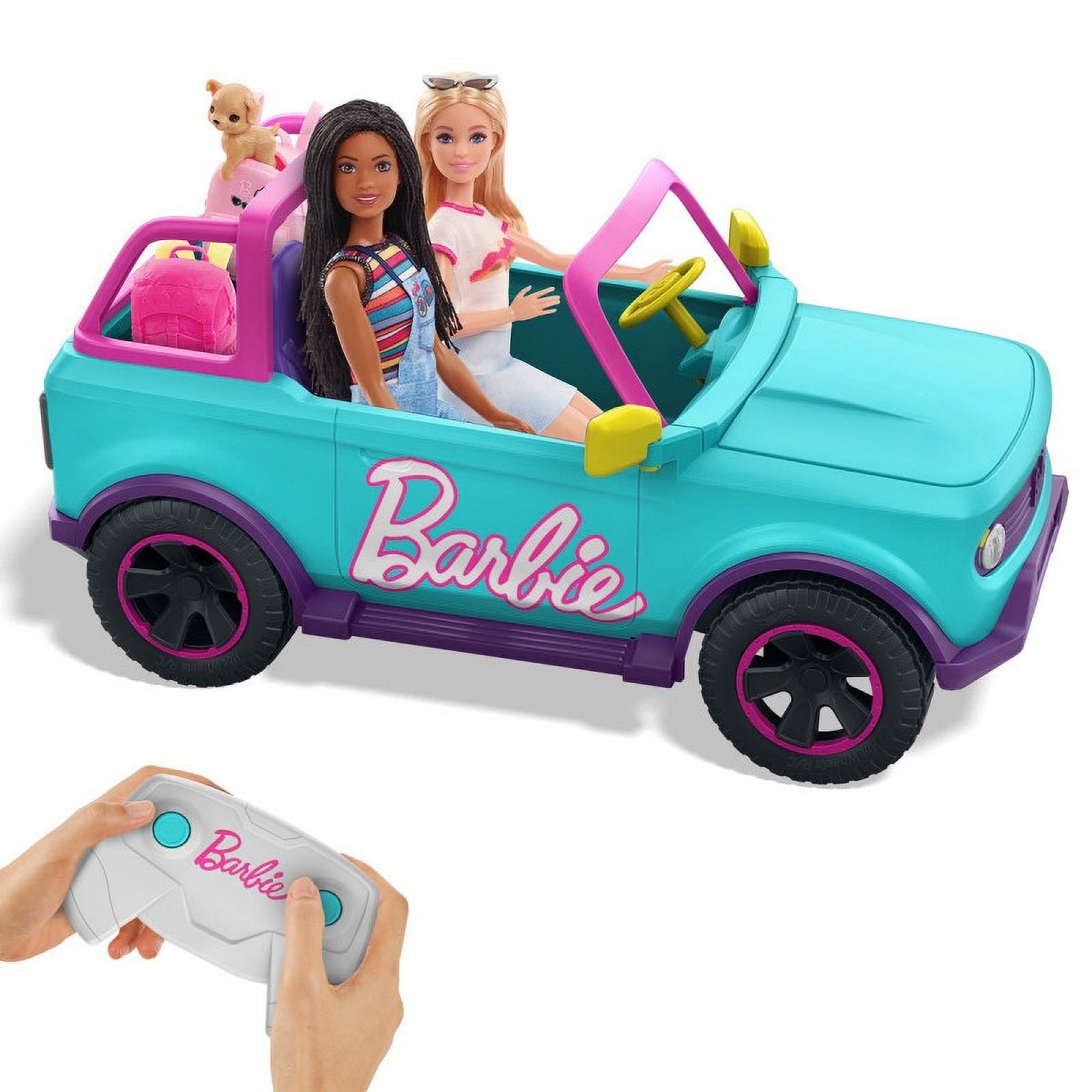 Barbie HOT WHEELS® Battery-Powered RC SUV Vehicle, Blue